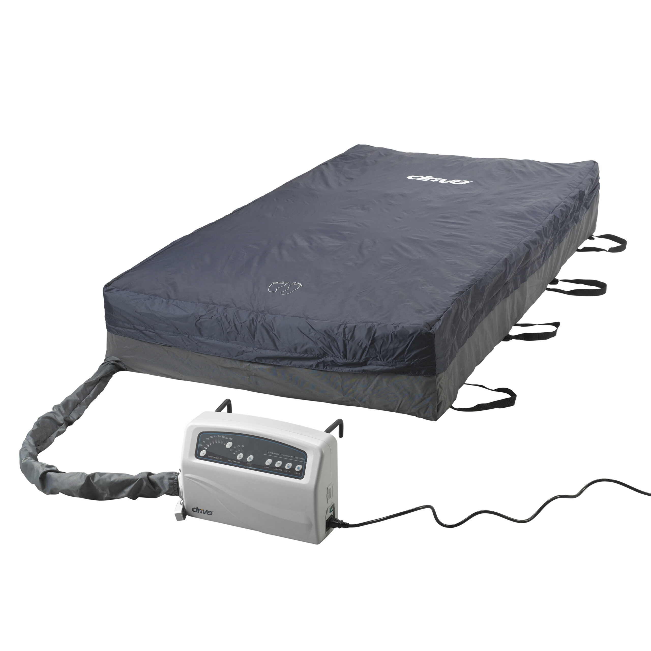 Drive Medical Med Aire Plus Bariatric Heavy Duty Low Air Loss Mattress Replacement System