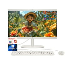HP All-in-One Desktop Computer PC - 21.5" FHD Display, Intel Celeron J4025, 32GB RAM, 1TB SSD, Wi-Fi 6, Windows 11 Pro, with Microsoft Office Lifetime License