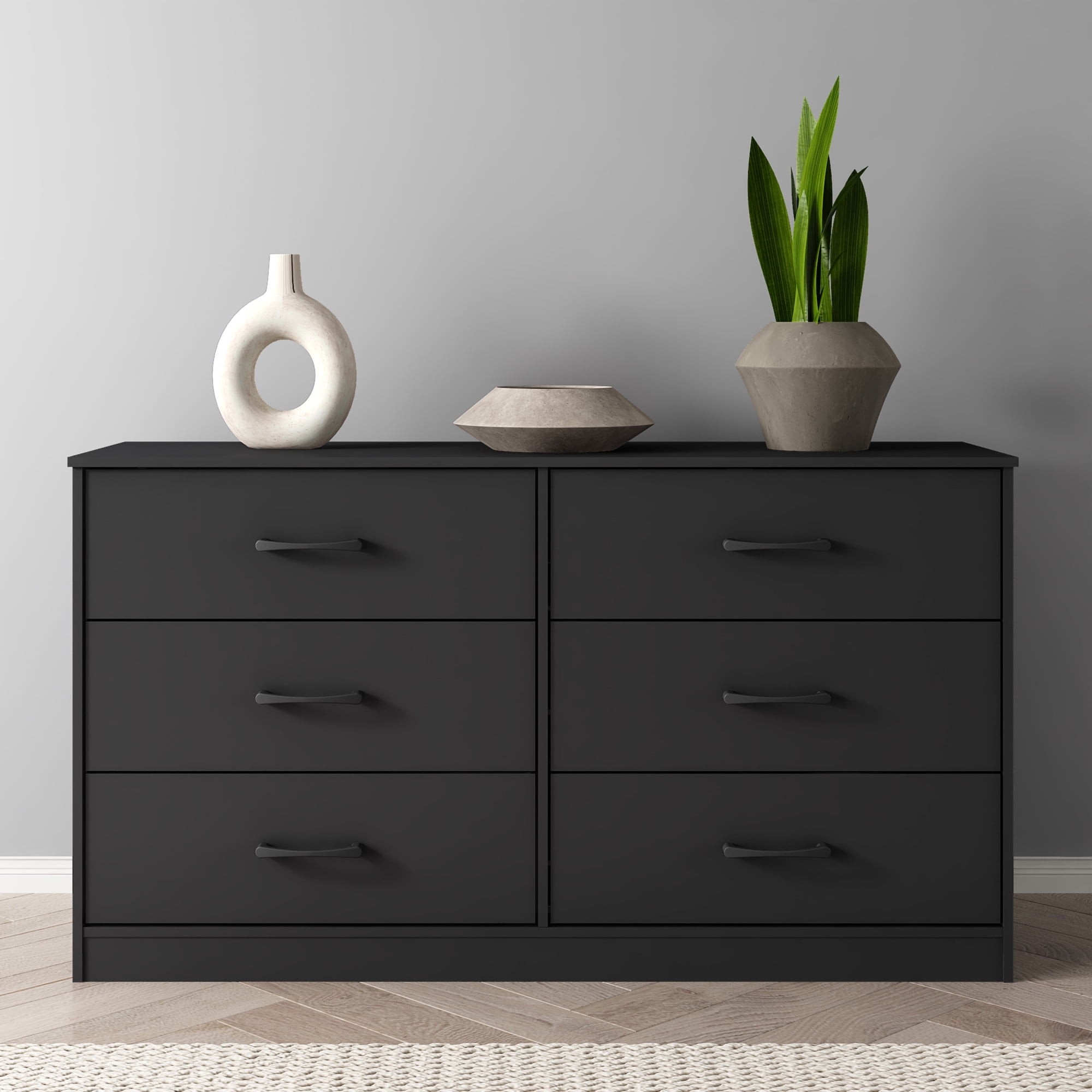 Mainstays Ardent 6 Drawer Dresser, Black