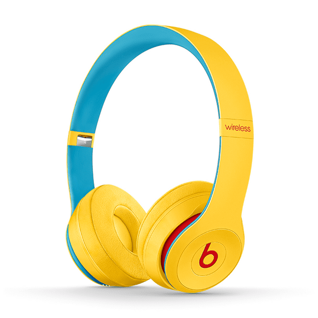 Beats by Dr. Dre Solo3 Foldable Bluetooth On-Ear Headphone, Yellow, (Refurbished)