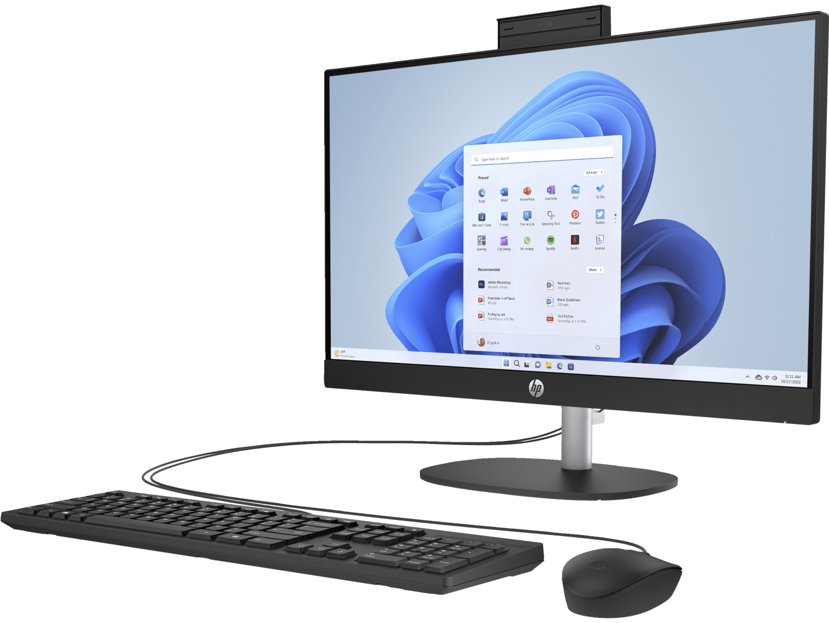 HP Essential All-in-One Computer 23.8&quote; FHD AMD Ryzen 5, 16 GB; 1 TB SSD  Windows